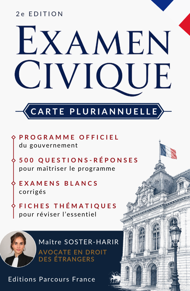 Couverture : Carte de séjour pluriannuelle